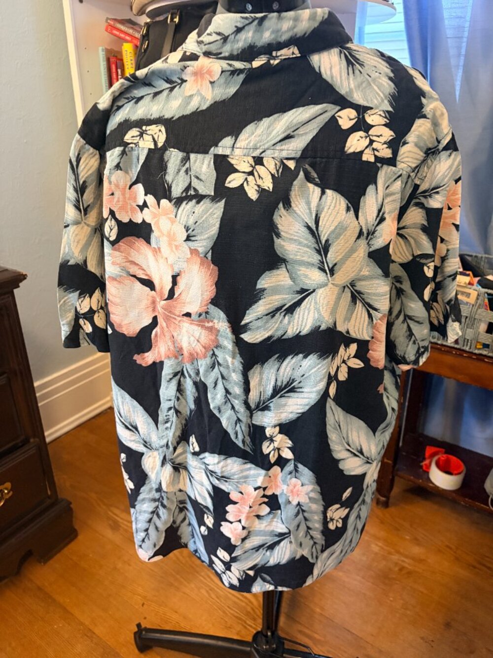Island Republic Mens XL Silk Hawaiian Shirt Tropical Aloha Coastal Vacation Camp - Picture 2 of 10